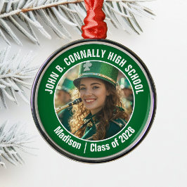 Foto der Green Marching Band Weihnachten Ornament Aus Metall