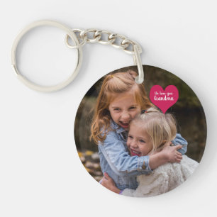 Foto der Großkinder Wir Liebe dir Oma Schlüssela Schlüsselanhänger