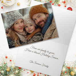 Foto der Grüße der Saison Karte