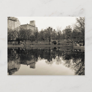Foto der Landschaft des Central Park Postkarte