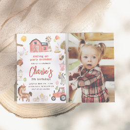 Foto der Landtiere zum Geburtstag Einladung