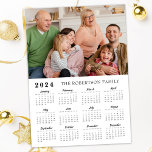 Foto der Magnetkalender-Reihe 2024 Magnetkarte<br><div class="desc">2024 Magnetic Calendar Custom Family Foto. Fügen Sie Ihr Foto hinzu und erstellen Sie einen perfekten Magnetischen Kalender!</div>
