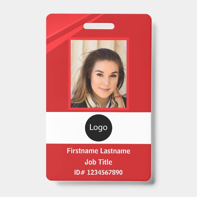 Foto der Mitarbeiter von Red Company, Logo, Bar Co Ausweis (Vorderseite)