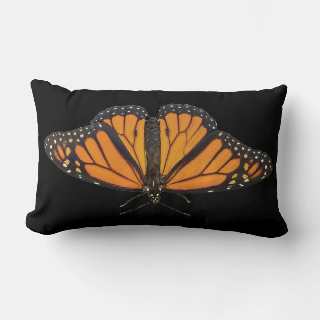 Foto der Monarchschmetterling Lendenkissen (Vorderseite)