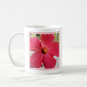 Foto der Rosa Hibiskus Blume Bibel Verse Tochter Kaffeetasse