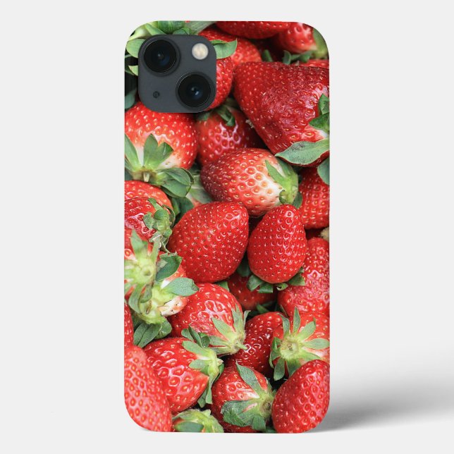 Foto der Roten Juicy Erdbeeren Case-Mate iPhone Hülle (Rückseite)