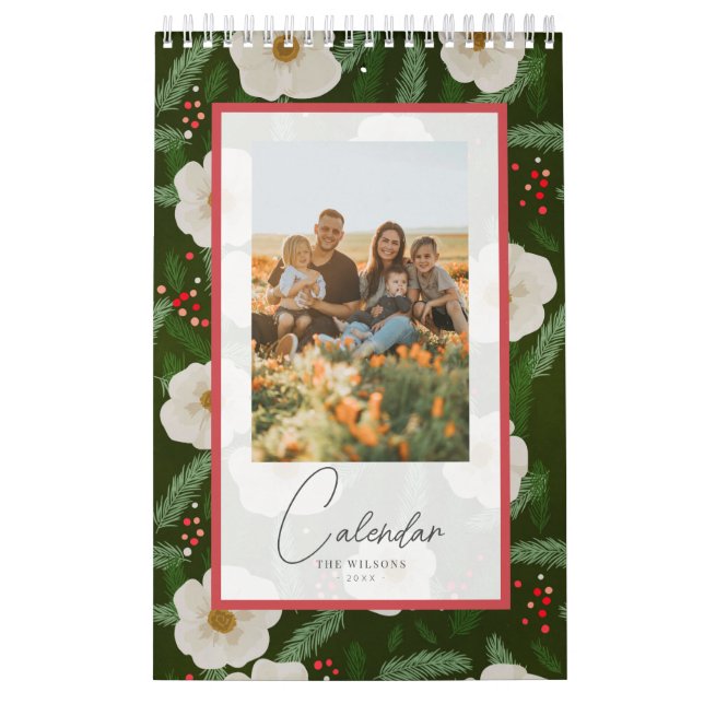 Foto der saisonalen Blumenmuster Kalender (Titelbild)