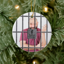Foto der sozialen Medien Keramik Ornament