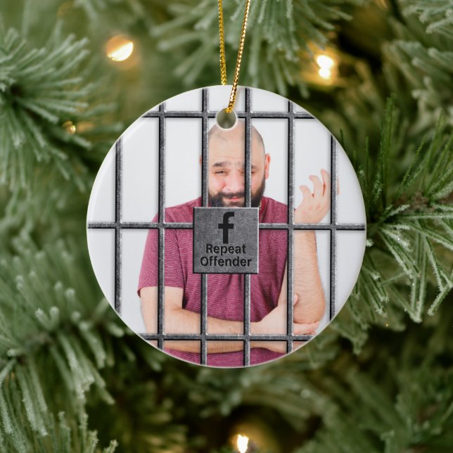 Foto der sozialen Medien Keramik Ornament (Baum)