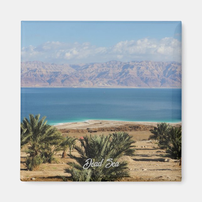 Foto der Totenmeerlandschaft Magnet (Vorne)