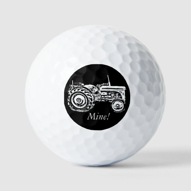 Foto der Vintagen Grauschnecke Golfball (Vorderseite)