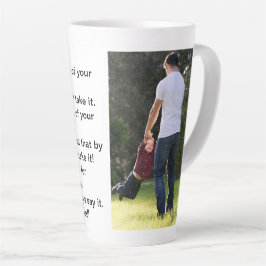 Foto des anpassbaren Vaters Milchtasse