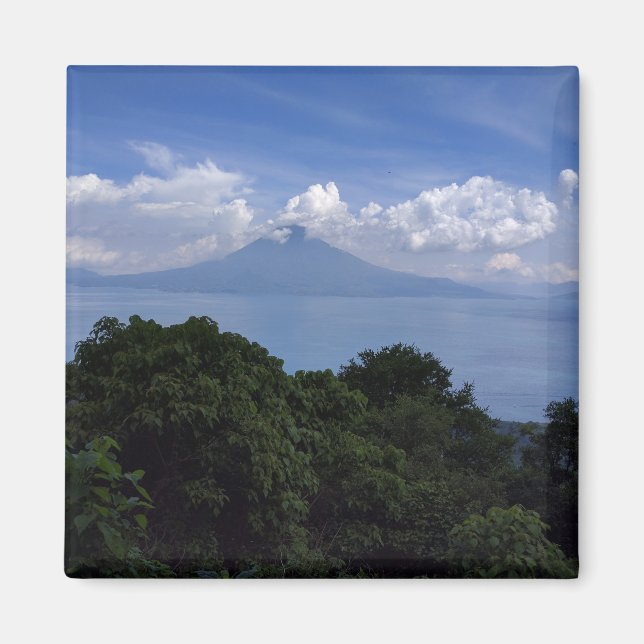 Foto des Atitlan-Sees Magnet (Vorne)