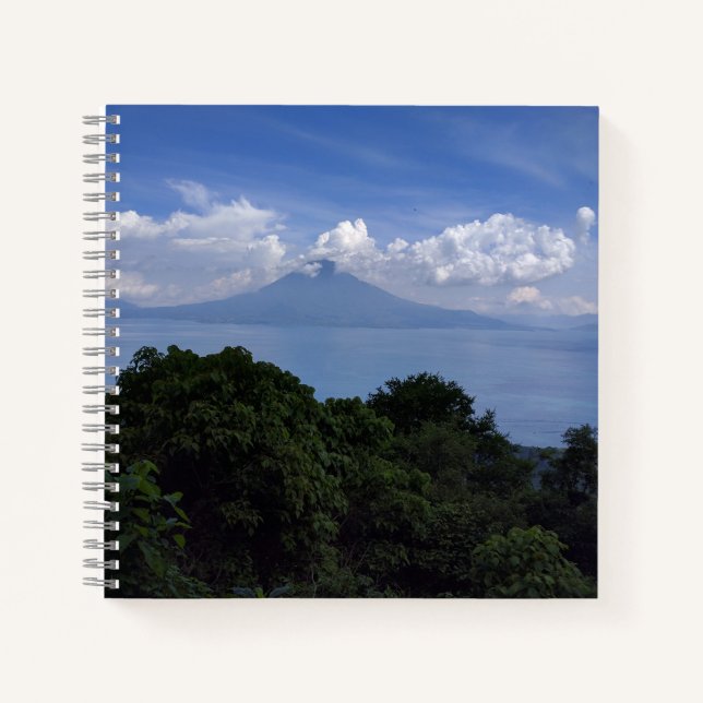 Foto des Atitlan-Sees Notizbuch (Vorderseite)