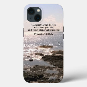 Foto des Atlantischen Ozeans mit Bibelerfolg Case-Mate iPhone Hülle