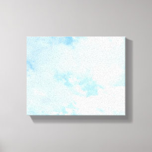 Foto des Baby Blue Friedlich Sky Kinderzimmer Room Leinwanddruck