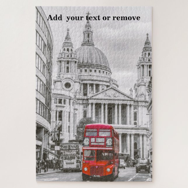 Foto des berühmten Doppeldeckerbus, London, Verein (Vertikal)