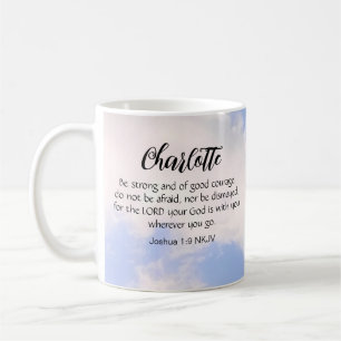 Foto des blauen Himmels nicht abscheulich Bibelver Kaffeetasse