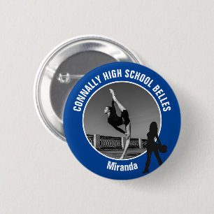 Foto des Blue Drill Teams - Tänzerin der High Scho Button