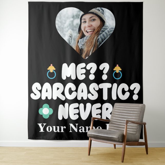 Foto des eigenen Herzens Wandteppich (Beispiel)