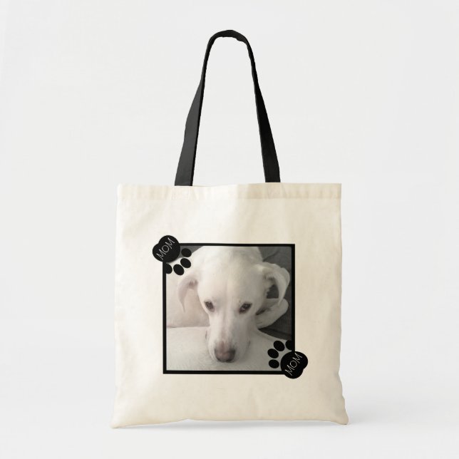 Foto des einzigartigen Labrador Retriever Mix Blac Tragetasche (Vorne)