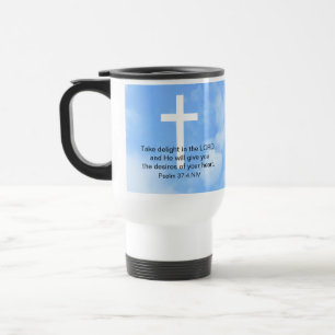 Foto des Erfolgs der Blue Sky Bible Verse Christli Reisebecher