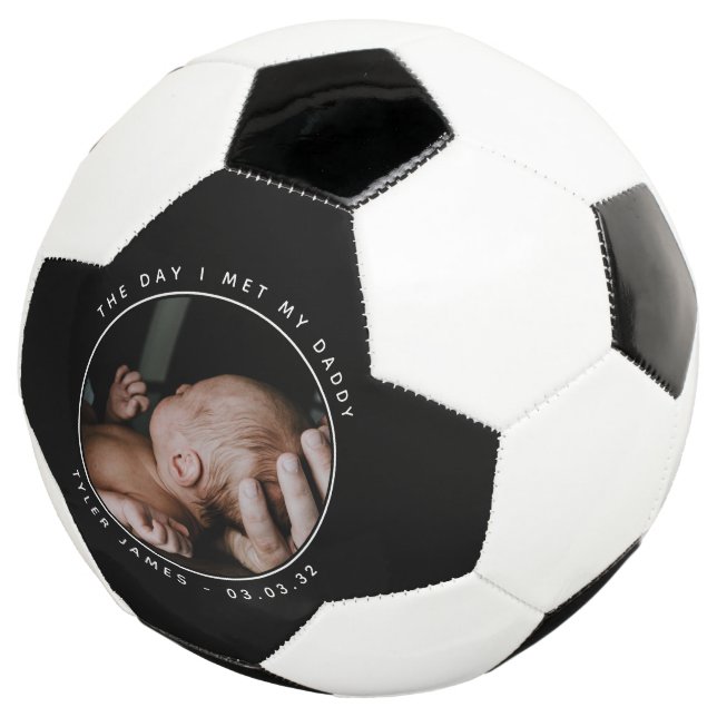 Foto des ersten Vaters Fußball (Dreiviertel)