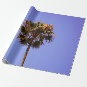 Foto des grünen Baumes mit langsamer Fokussierung Geschenkpapier