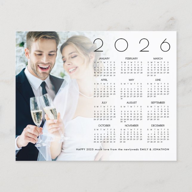 Foto des Haushalts Frohes Neues Jahr 2026 Kalender (Vorderseite)