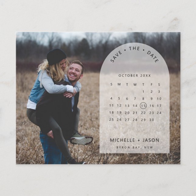 FOTO des HAUSHALTSkalenders Save the Date Einladun Flyer (Vorne)
