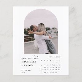 FOTO des HAUSHALTSkalenders Save the Date Einladun Flyer