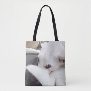 Foto des Hundes mit geheimnisvollen Augen Tasche
