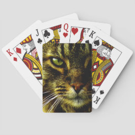 Foto des Katzenauges Spielkarten