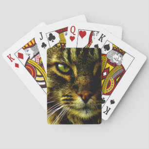 Foto des Katzenauges Spielkarten