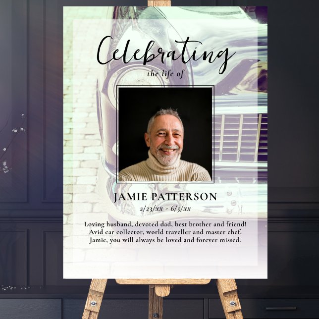 Foto des Kfz-Sammlers, Beerdigung Poster (Von Creator hochgeladen)