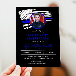 FOTO des LIBERTY Police Military Retirement Party Einladung