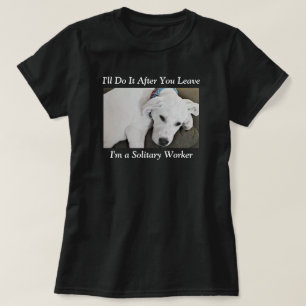 Foto des Niedlichen hundemischen Hundes Funny Blac T-Shirt