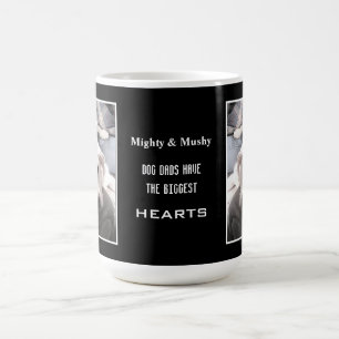 Foto des Niedlichen Labrador Retriever Mix Dog Mit Kaffeetasse