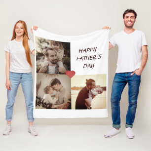 Foto des personalisierten Vaters Fleecedecke