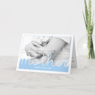 Foto des schönen Mama Grußkarten Cut Outs Karte