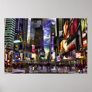 Foto des Times- SquareHDR Poster