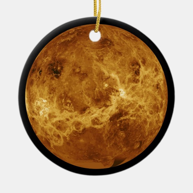 Foto des Vénus-Planeten Keramikornament (Vorne)