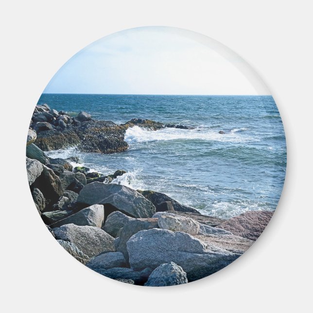 Foto des Wavy Atlantic Blue Magnet (Vorne)