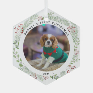Foto des Winterkranzes  Ornament Aus Glas