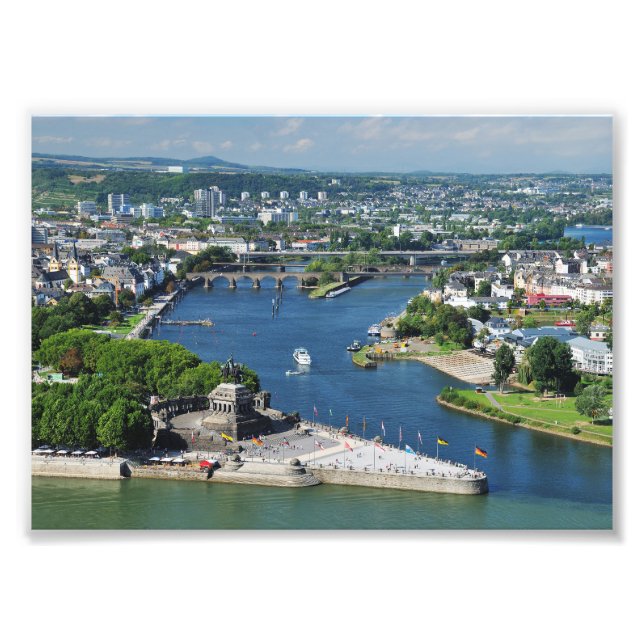 Foto deutsches Eck in Koblenz (Vorne)
