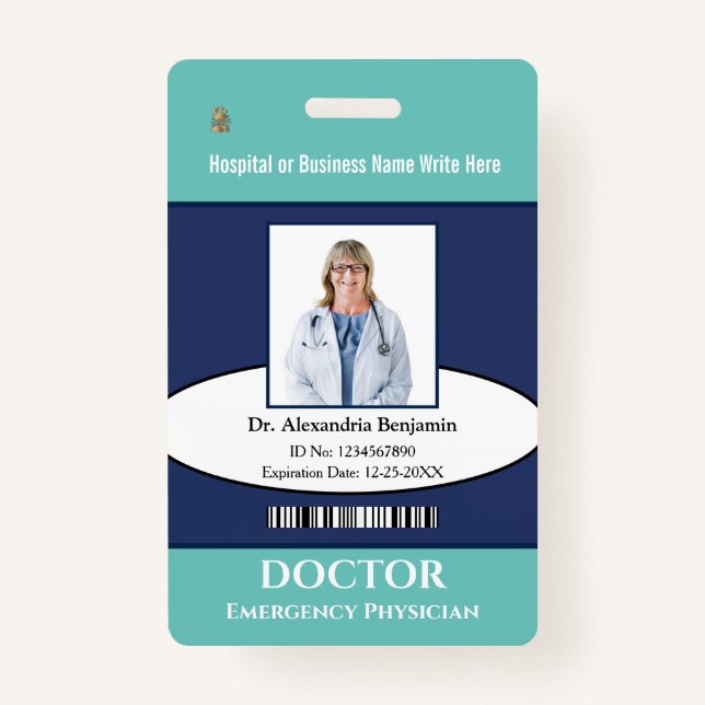 Foto "Doctor ID Identification Card Individuelle N Ausweis (Vorderseite)