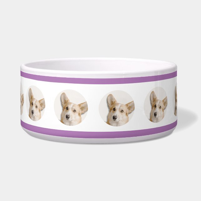 Foto Dog Bowl - Benutzerdefiniert mit Bild erstell Napf (Vorderseite)