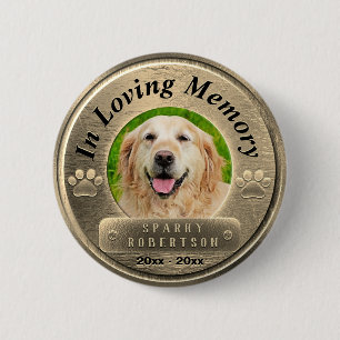 Foto-Dog-Gedenkmal in Gold hinzufügen Button