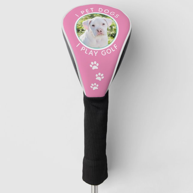 Foto Dog Lover Golf Head Cover hinzufügen Golf Headcover (Vorderseite)