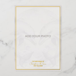 Foto Dolphin Real Foil Einladung